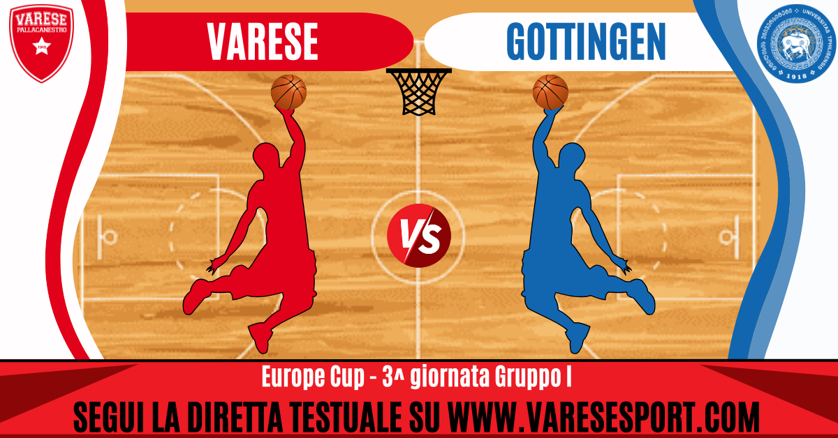 Pallacanestro Varese – Tblisi diretta