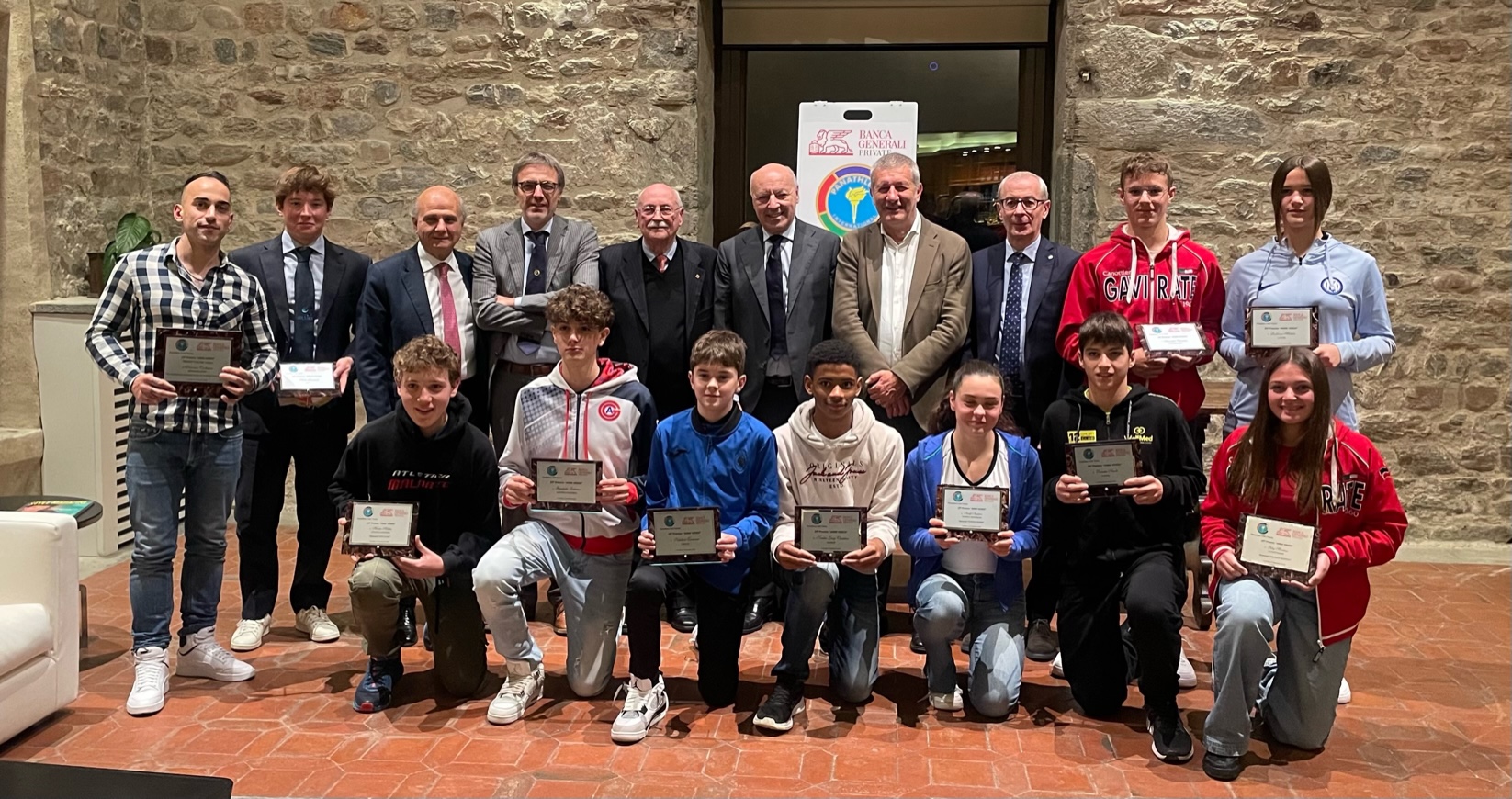 Anni Verdi 2023: al Panathlon Varese sfilata di campioni con le stelle del Fair Play Marotta e Corbisiero
