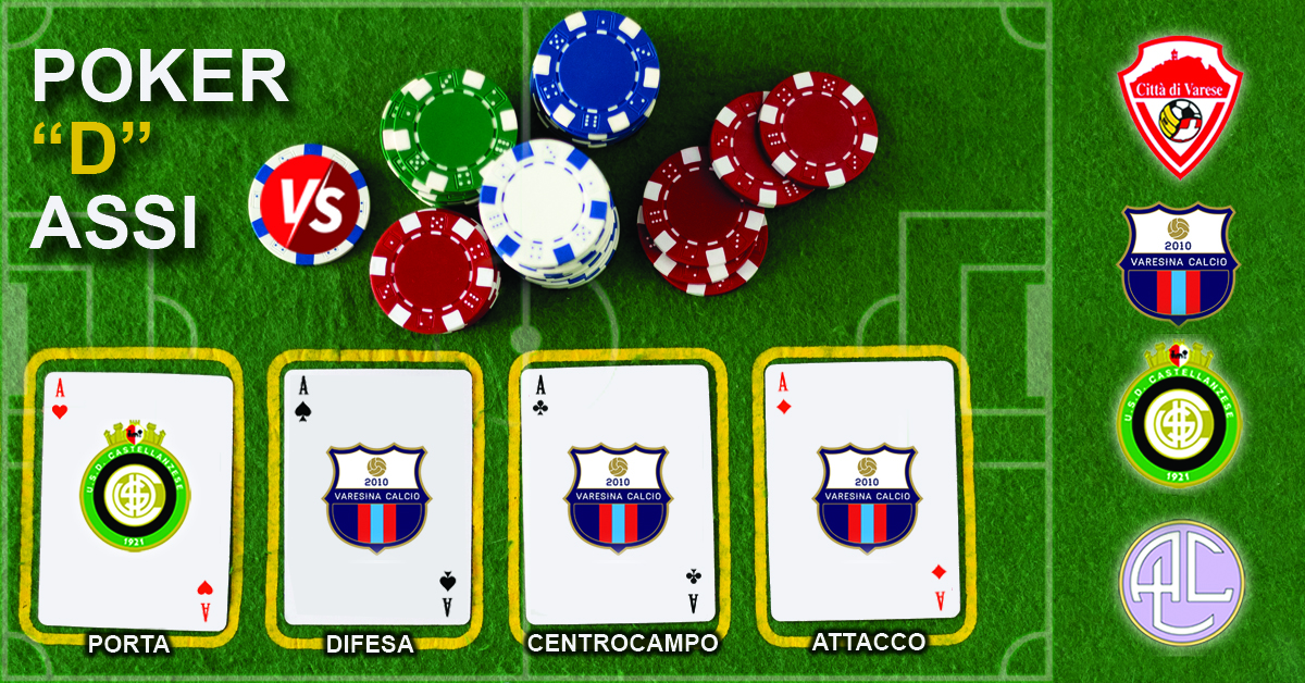 Poker “D” Assi – Colpo di Spada della Castellanzese. Alla Varesina tanti applausi, ma niente jackpot