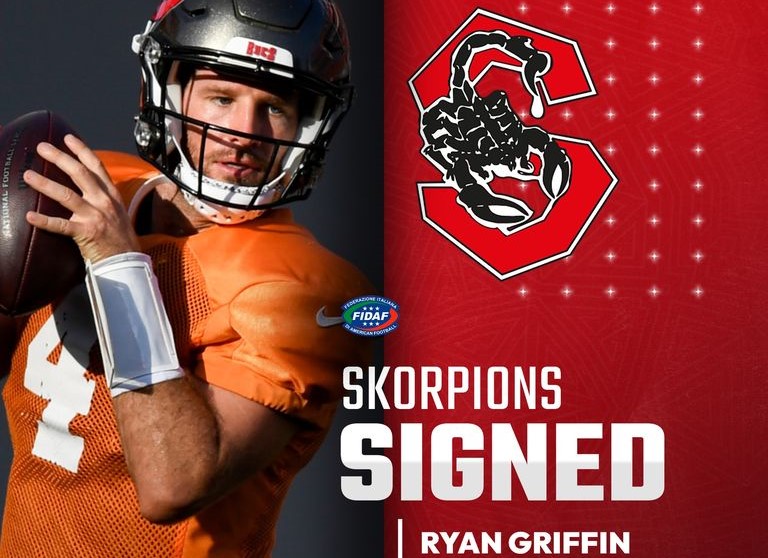 Dalla vittoria del Super Bowl a Varese: Ryan Griffin è il nuovo QB degli Skorpions