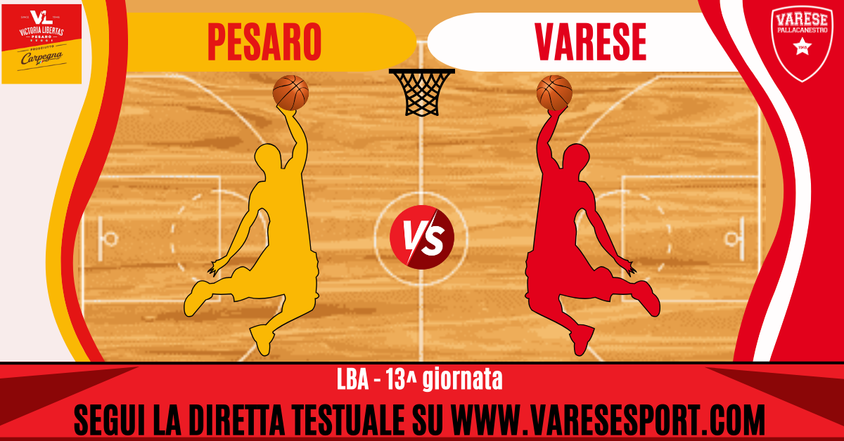 13_diretta testuale Pesaro-Pallacanestro Varese