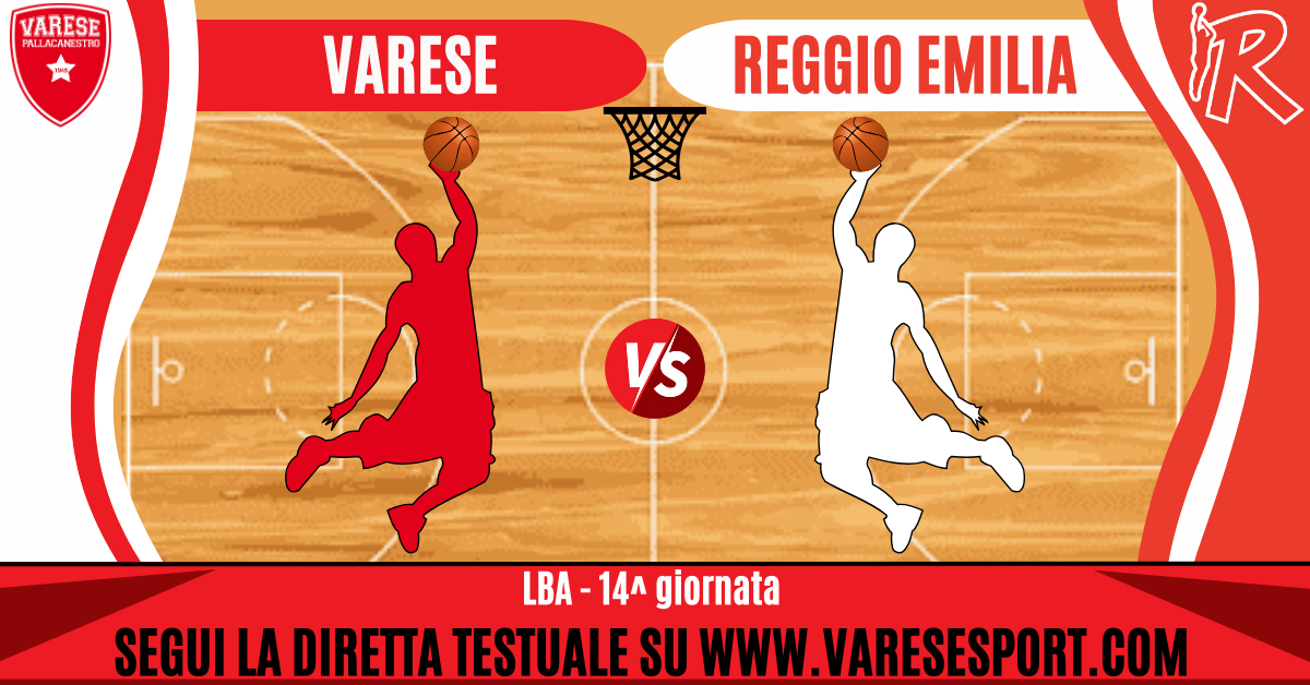 14_diretta testuale Pallacanestro Varese-Reggio Emilia