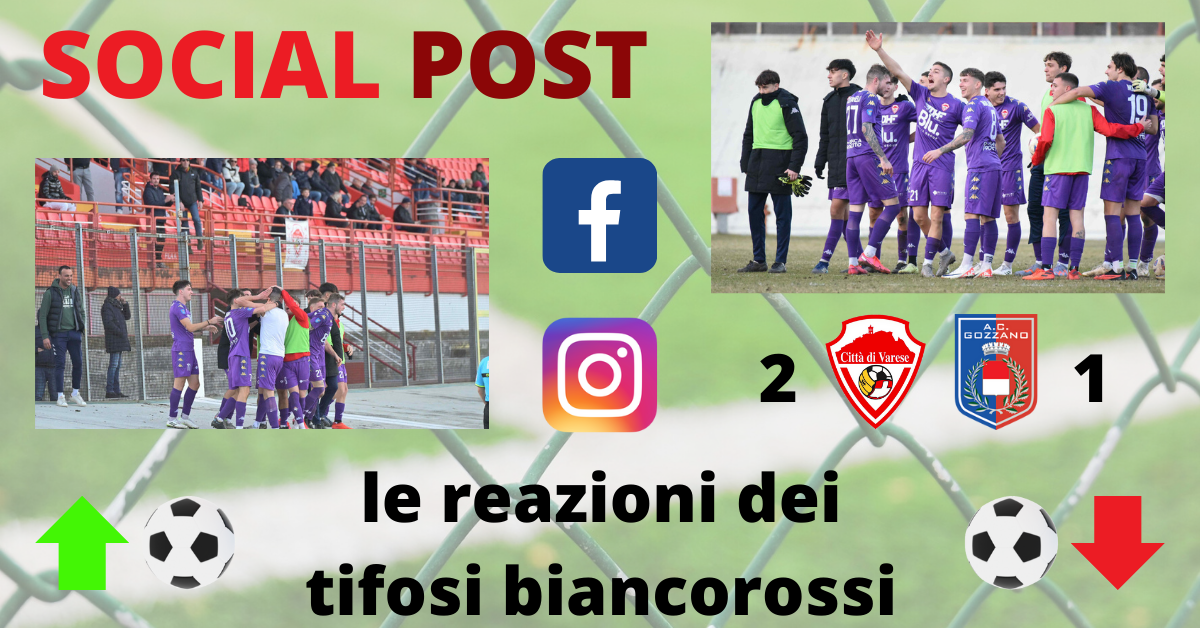 I social post Varese-Gozzano: “Cotta ha trovato la giusta quadra. Nel 2024 ci divertiremo”