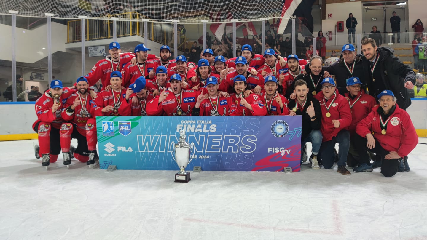 Le Linci griffano la Coppa Italia, Pergine trionfa alla Acinque Ice Arena: Caldaro ko 4-1 – VIDEO