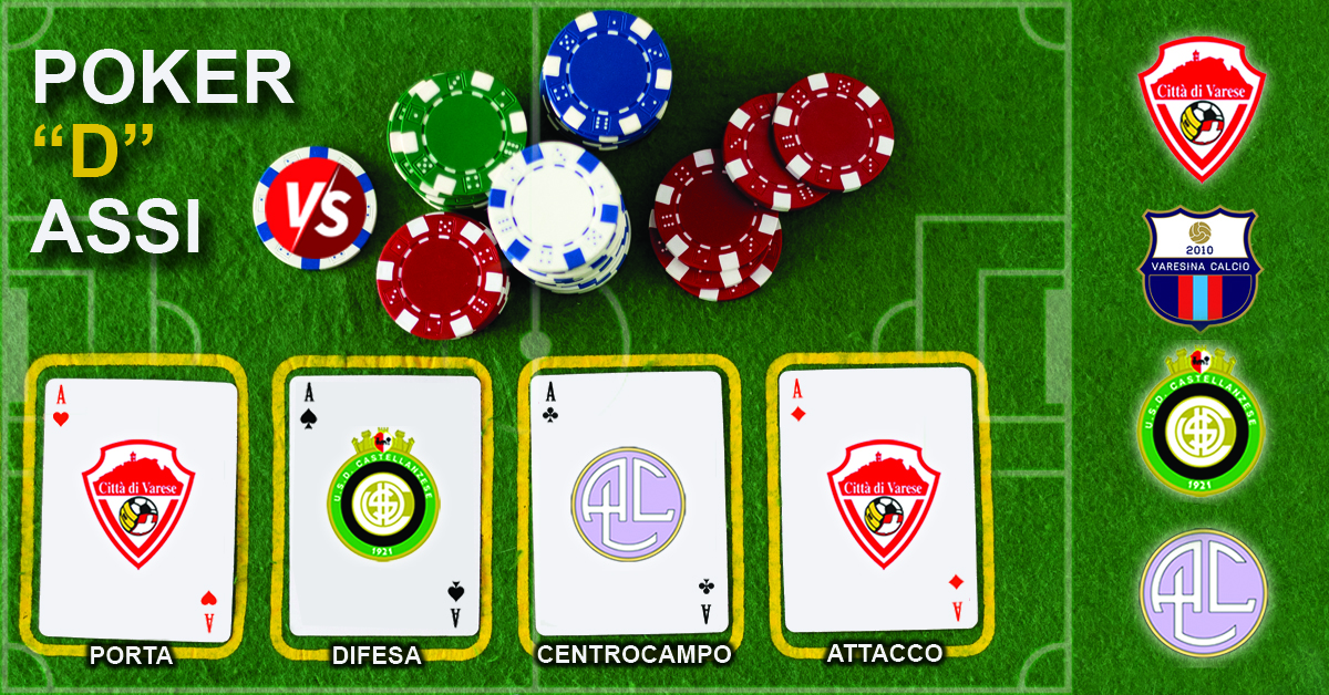 Poker “D” Assi – L’all in della Varesina non paga. Coppia per il Varese, carte lilla e neroverdi sul tavolo