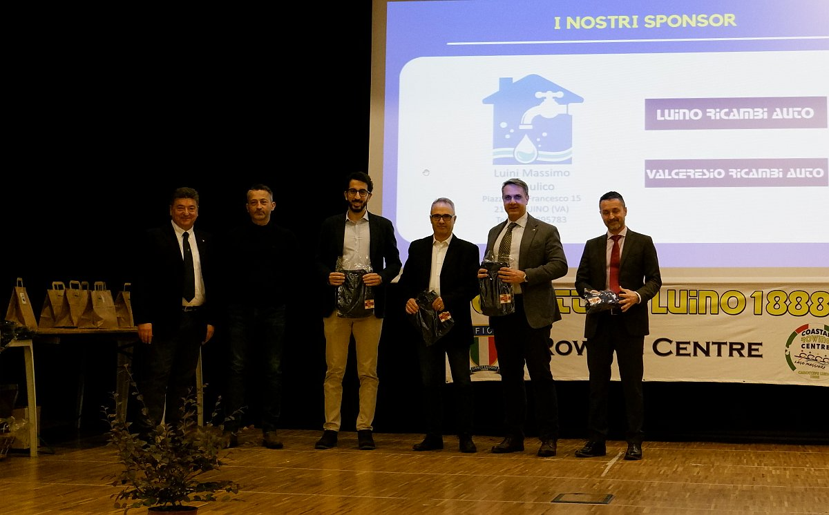La cena dei 135 anni della Canottieri Luino tra atleti premiati, attività e progetti speciali