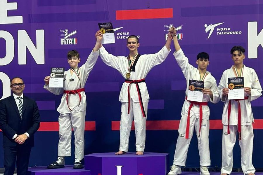 Taekwondo, Diego Cozzi campione italiano Cadetti