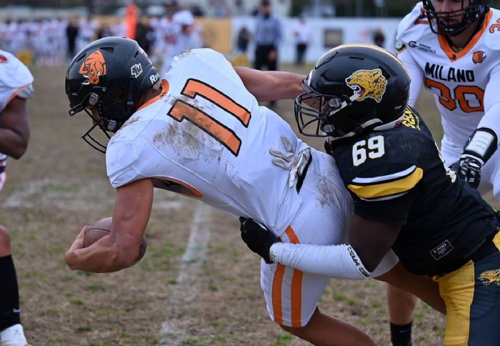 L’IFL inizia col botto: i Giaguari Torino vincono ai supplementari 43-42 sui Rhinos Milano. Domenica tocca agli Skorpions