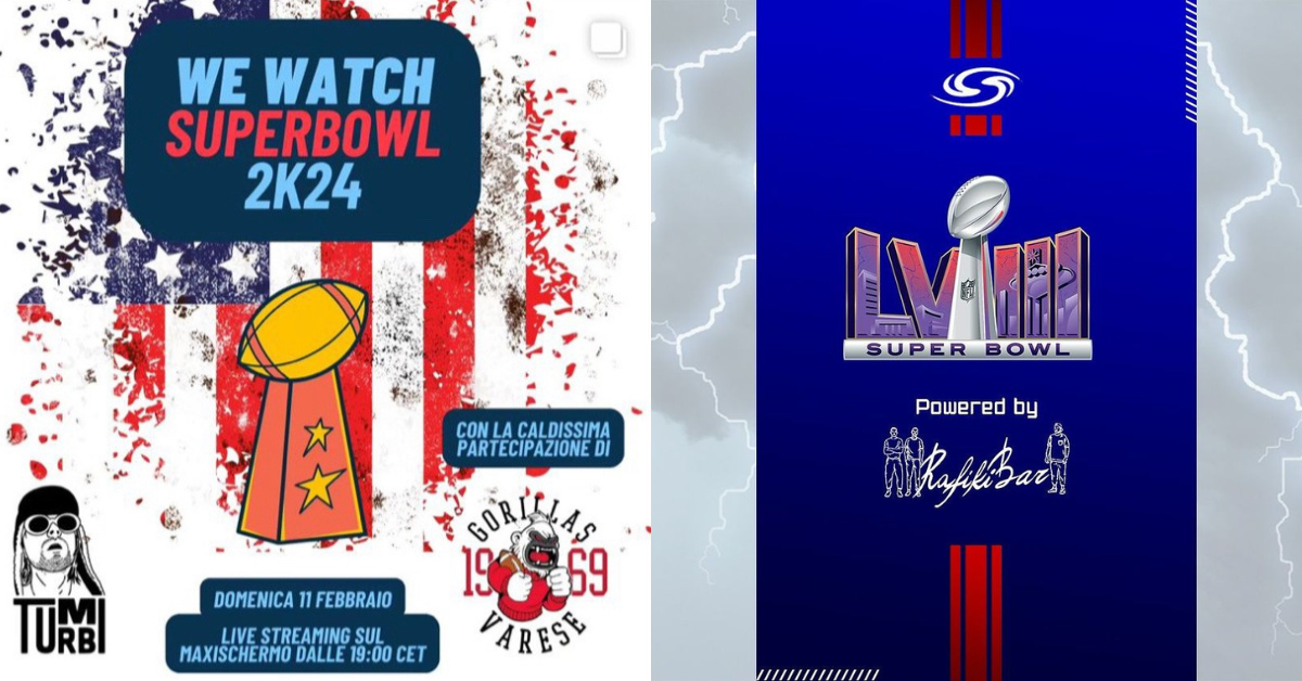 La notte del Super Bowl: San Francisco 49ers-Kansas City Chiefs da vivere con Gorillas e Blue Storms