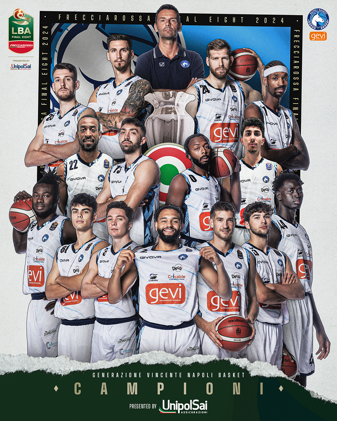 Napoli fa la storia e conquista la Coppa Italia: Milano ko 72-77