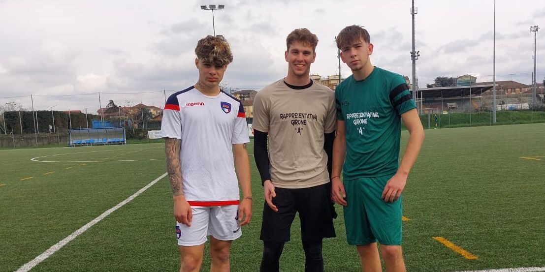 Città di Varese: Ferrari, Jella e Cucco con la Selezione di Serie D
