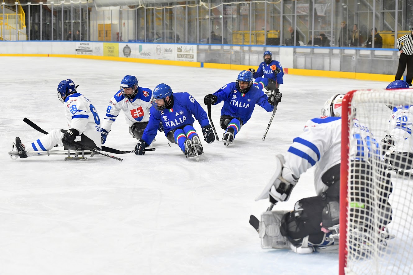 Para Ice Hockey Memorial “Ciaz”1st Semifinal Slovacchia vs Italy