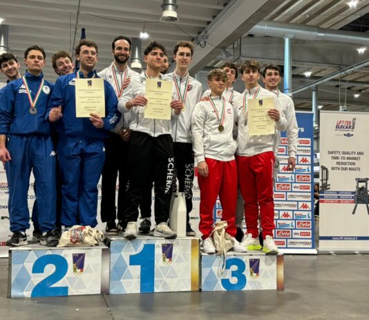 Campionati Italiani a Squadre: il Club Scherma Varese promosso in Serie A1!