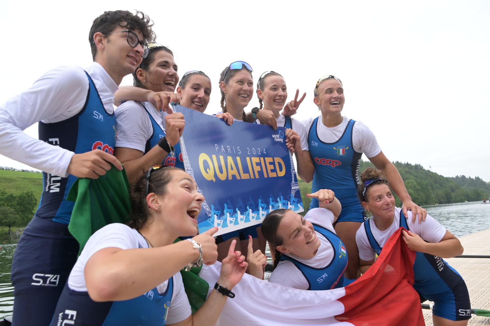 Impresa dell’otto femminile: Codato e De Filippis alle Olimpiadi. A Parigi anche Kohl e Verità, out Cesarini-Rodini