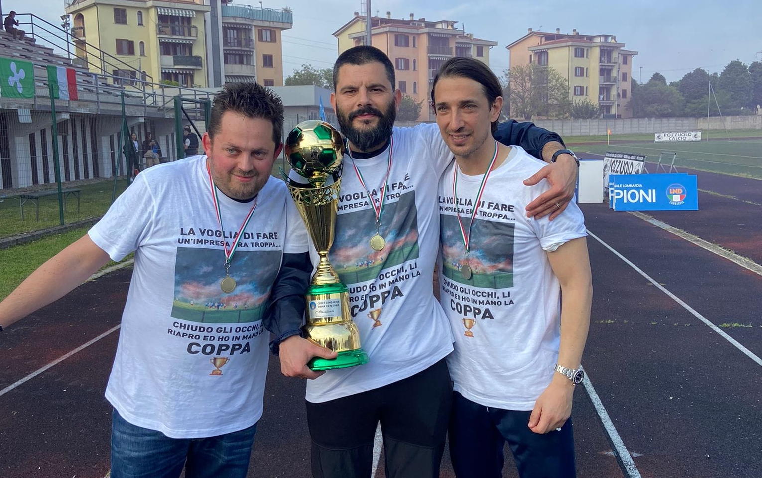 Marco Cracas saluta Luino: “Ho dato l’anima in cambio di un sogno, insieme abbiamo scritto la storia, grazie a tutti”