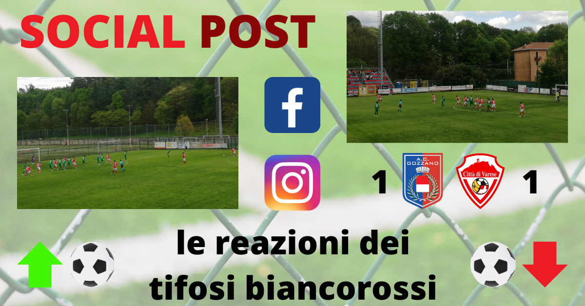 I social post Gozzano-Varese: “Terzi? Bene, ora vinciamo i playoff. Attenti al Vado”
