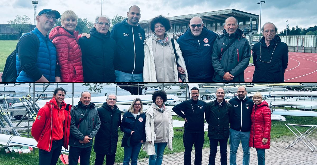 Marco Riva in visita a Gavirate: “Condiviso programmi ed eventi futuri”. Atletica e Canottieri in vetrina