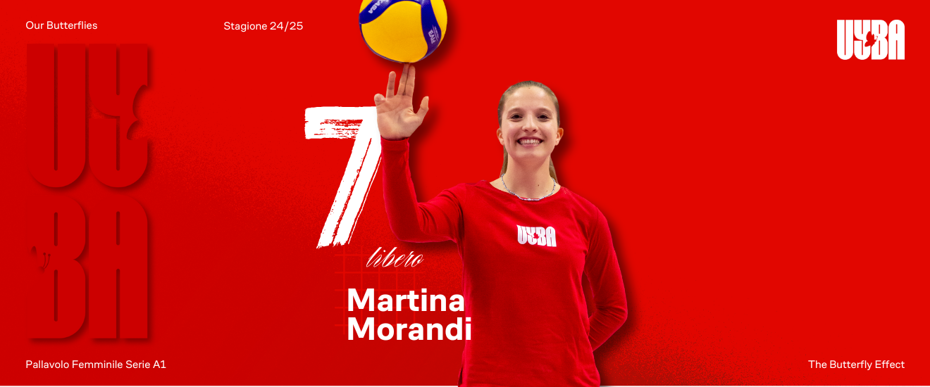 Il dinamismo di Martina Morandi al servizio della UYBA: “La passione è l’unica cosa che conta”