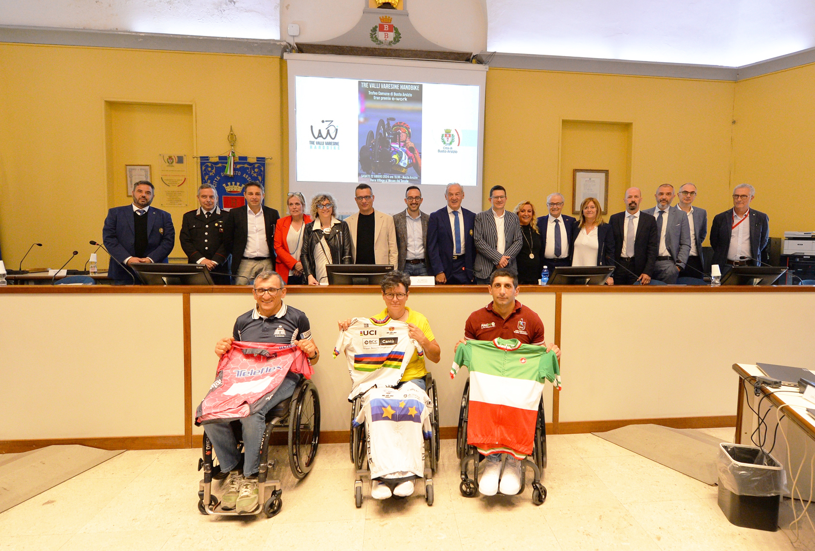 Presentata la Tre Valli Varesine Handbike – Trofeo Comune di Busto Arsizio – G.P. e-work