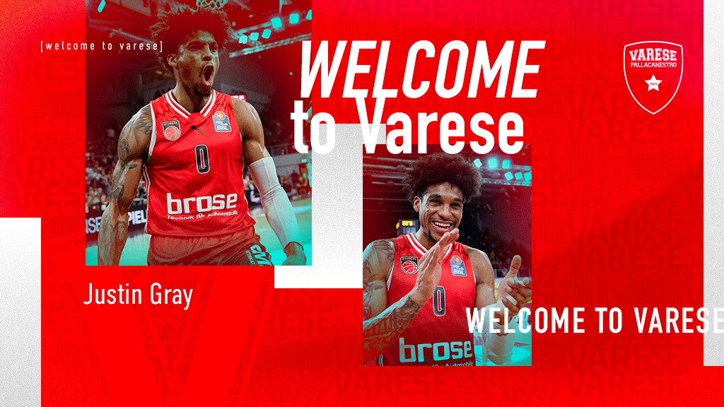 Justin Gray è il primo colpo della Pallacanestro Varese