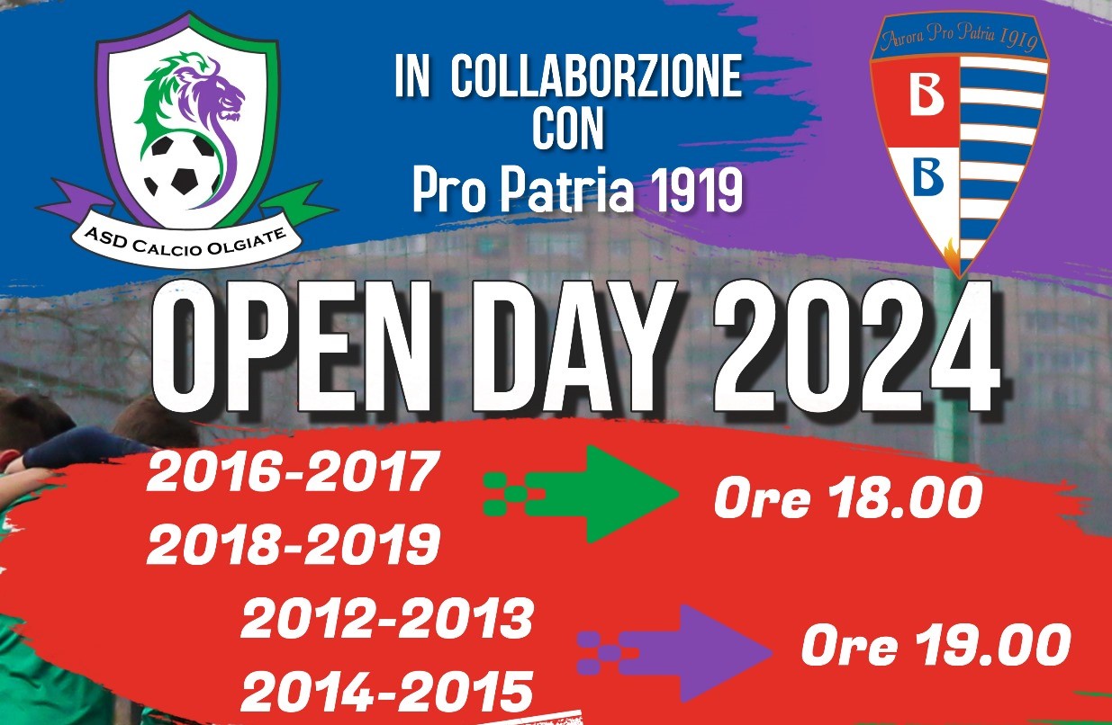 Il Calcio Olgiate lancia gli open day in collaborazione con la Pro Patria. Carnelli: “Progetti innovativi”