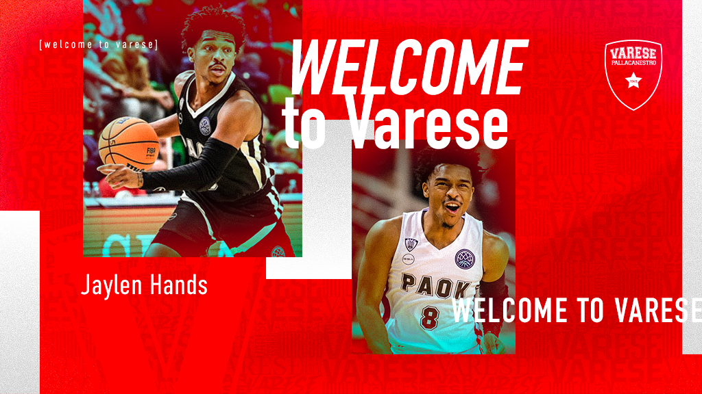 Pallacanestro Varese scatenata sul mercato: ufficiale Jaylen Hands