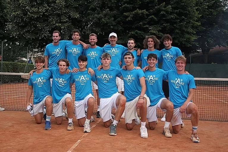 Due bustocchi tra i protagonisti della promozione del TC Milano Alberto Bonacossa in A2. Roncalli: “Coronato un sogno”