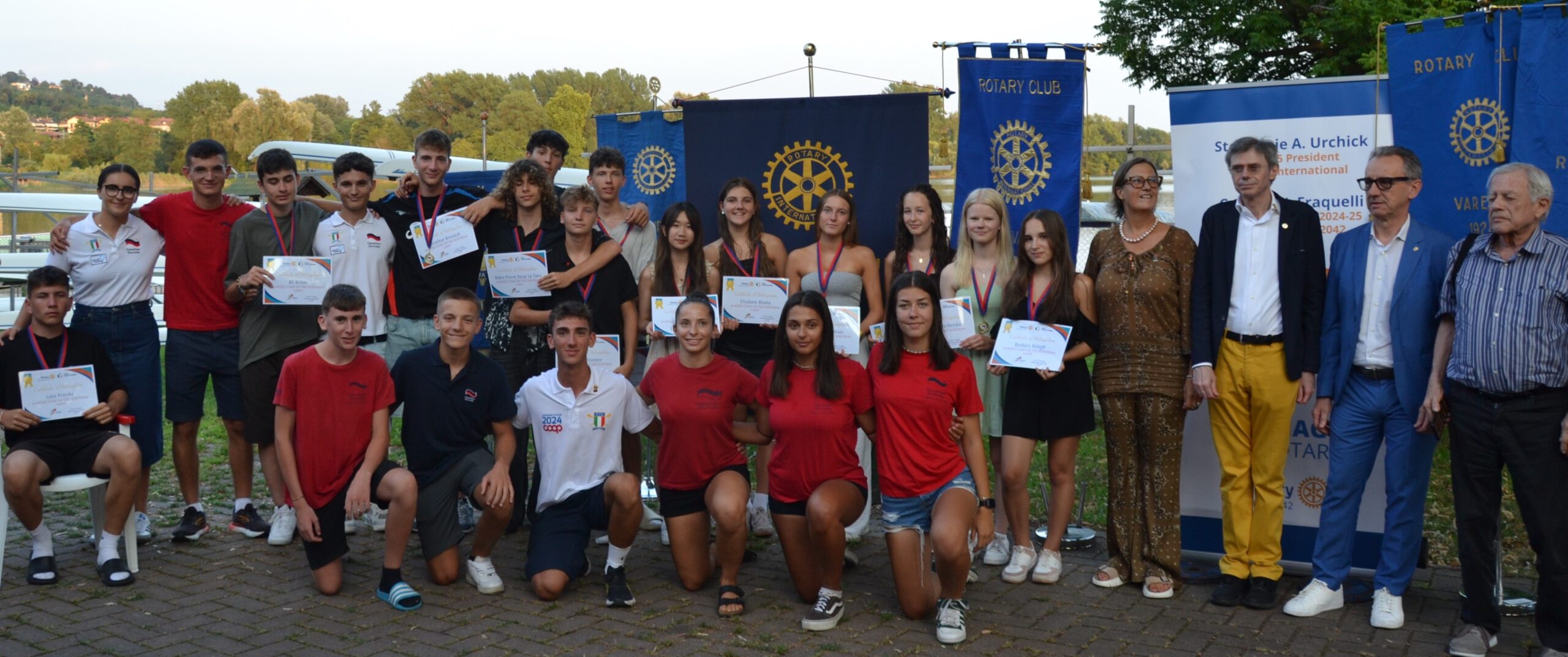 Lago di Varese sempre più internazionale grazie al Rotary, Fraquelli: “Diffondiamo la cultura della condivisione”