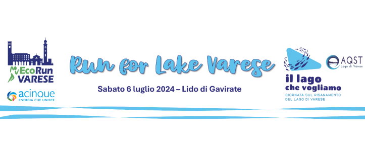Run For Lake Varese, EcoRun lancia il nuovo appuntamento podistico varesotto