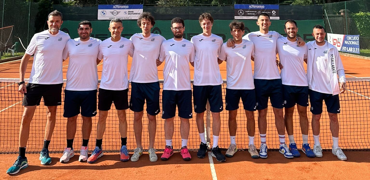 Playoff Serie D1 Maschile – Il TC Gallarate pesca il TC Tavazzano. Mariani: “Sorteggio duro ma ci proveremo”