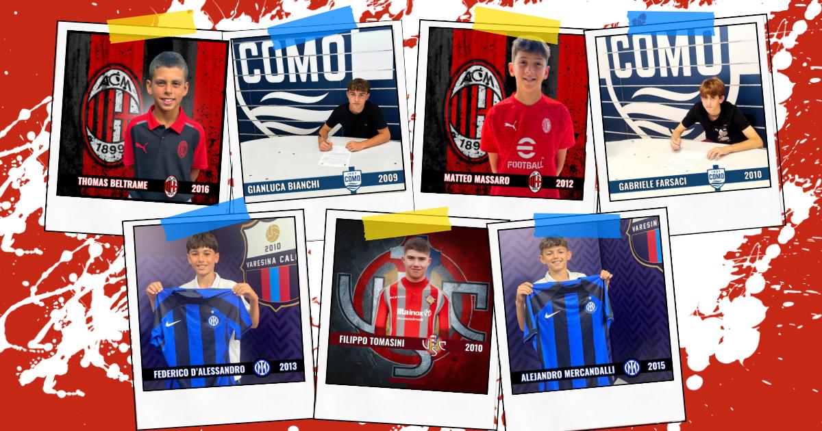 Il successo del Settore Giovanile della Varesina porta 7 giocatori in squadre di Serie A e B