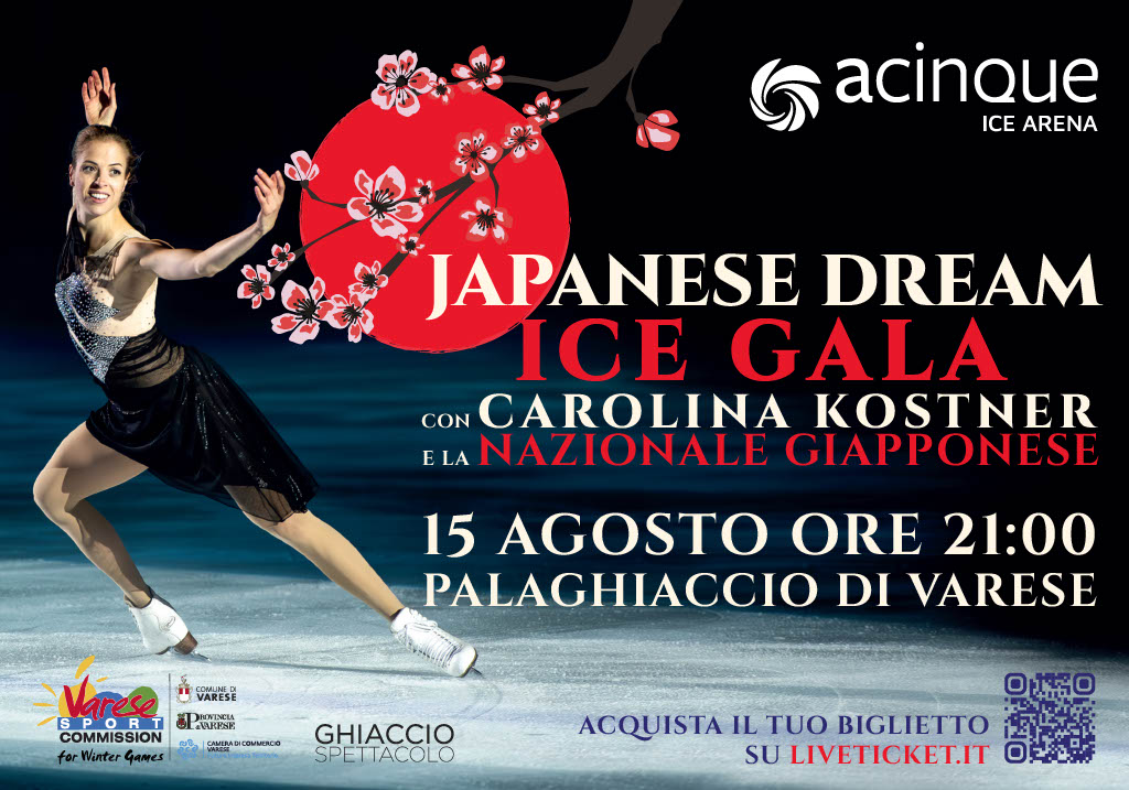 Suzuki al fianco di “Japanese Dream Ice Gala”: il 15 agosto appuntamento alla Acinque Ice Arena con Carolina Kostner