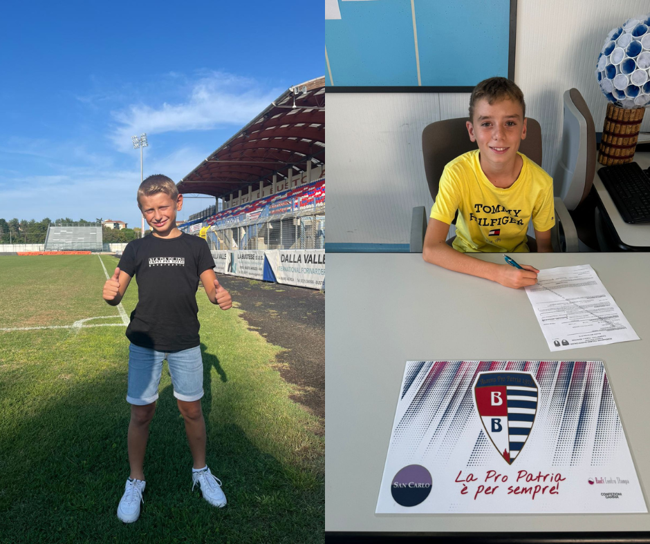 Jeraghese casa del talento: i giovani Leonardo Giammarino e Alex Makaj selezionati dalla Pro Patria