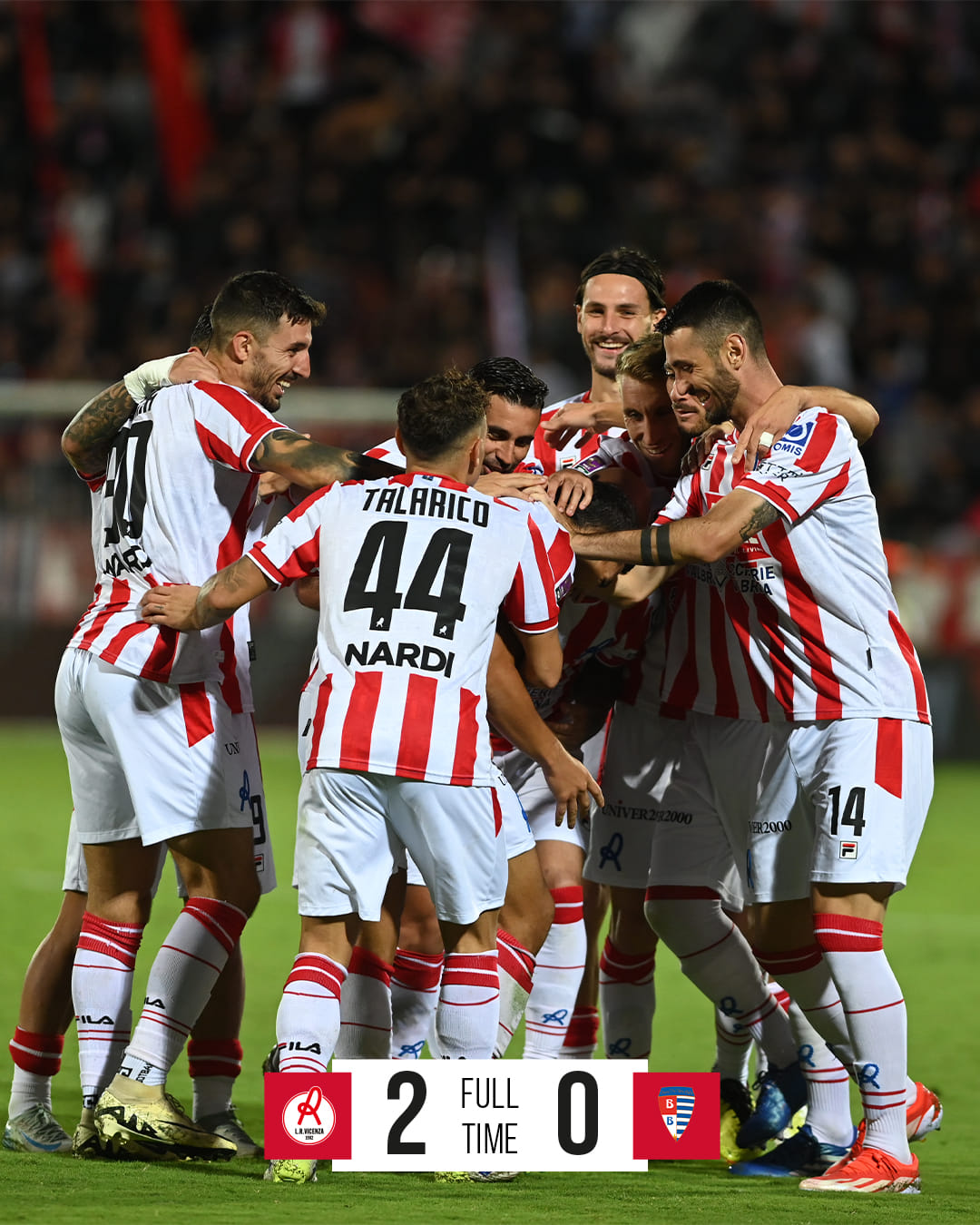 Troppo Vicenza. Poca Pro Patria. No contest al “Menti” (2-0)