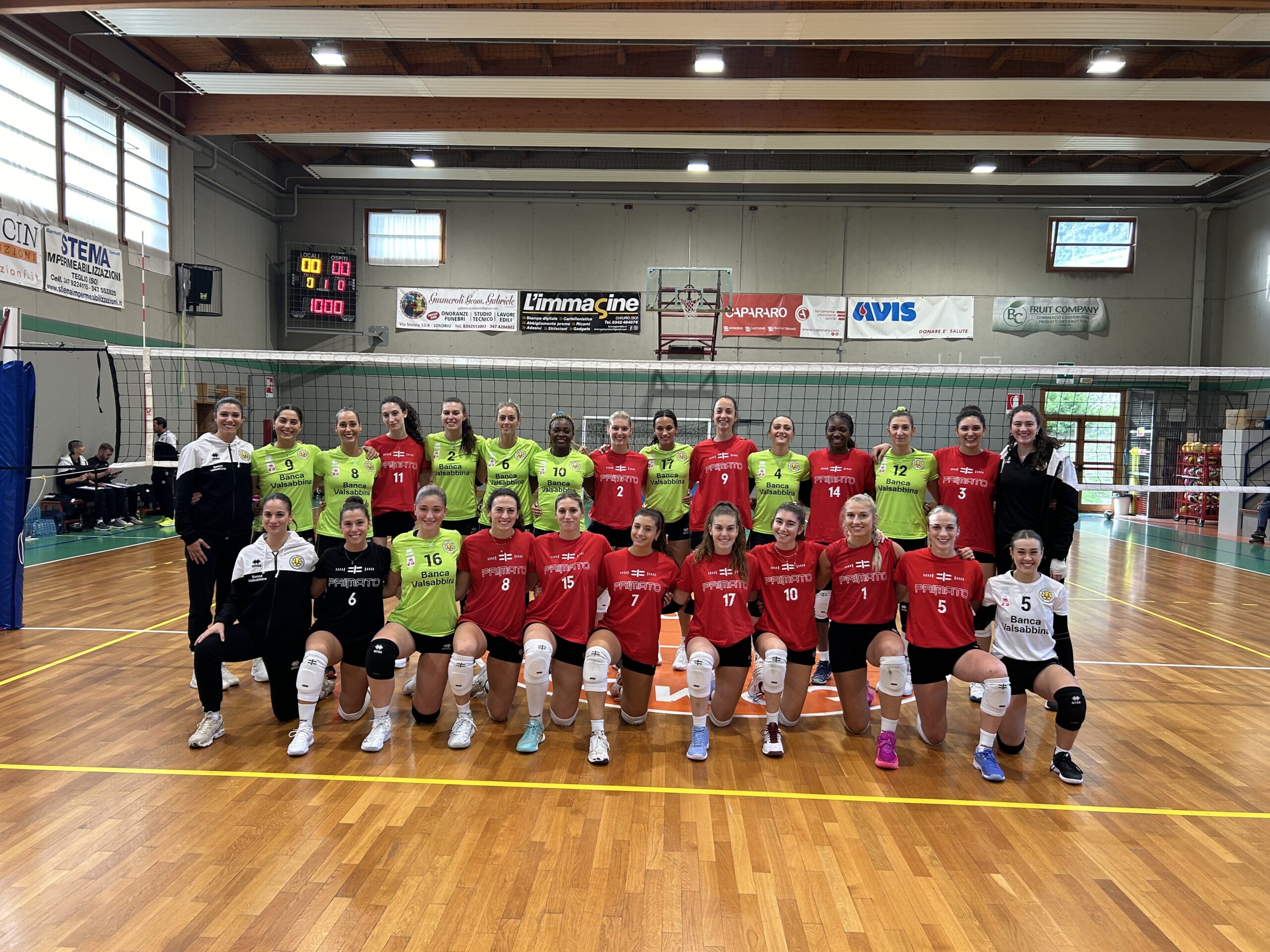 La Futura Volley pareggia nell’allenamento congiunto con Brescia 2-2