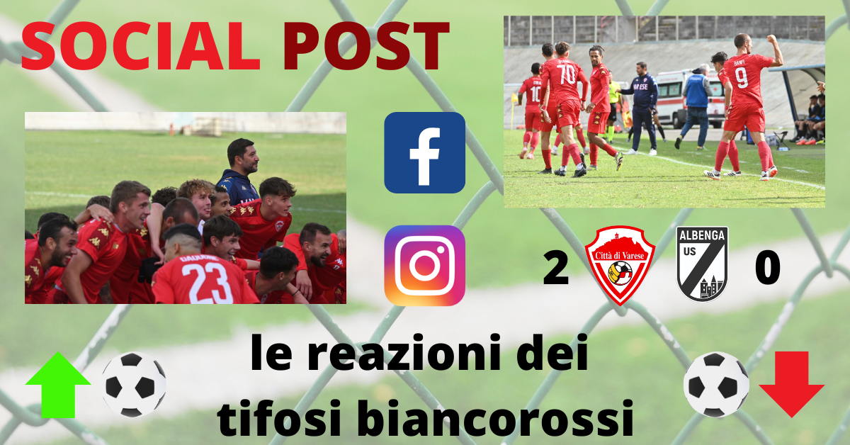 I social post Varese-Albenga: “Segnale forte, la miglior difesa è l’attacco. Applausi per Floris”