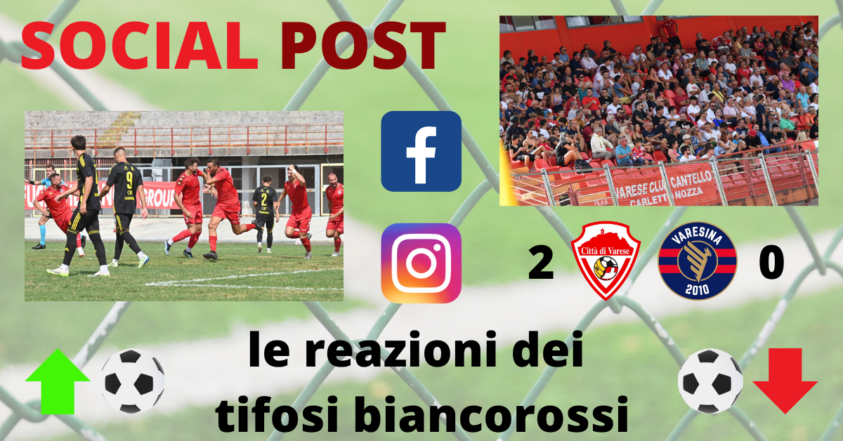 I social post Varese-Varesina: “Siamo tosti. Dai che è l’anno buono…”
