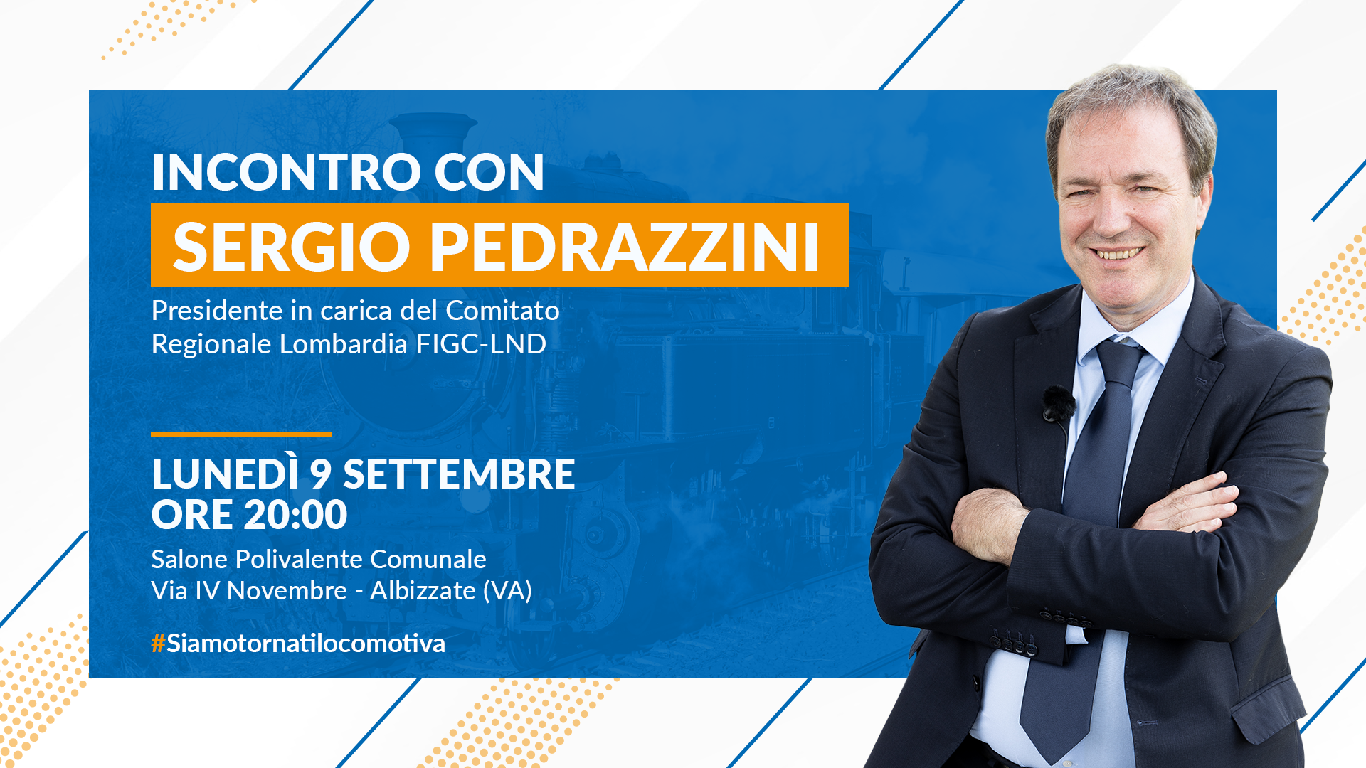 Pedrazzini incontra il mondo del calcio dilettanti della Delegazione di Varese