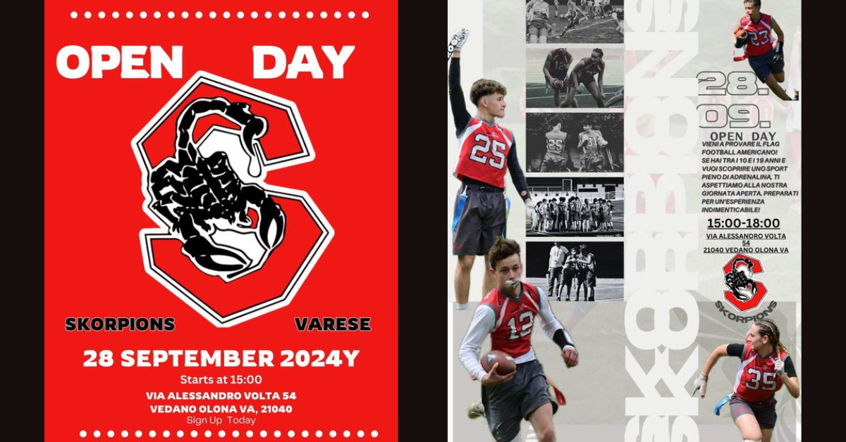A tutto Skorpions tra open day, IFL e Nazionale. Petrillo: “Idee e qualità, saremo protagonisti. Varese c’è”