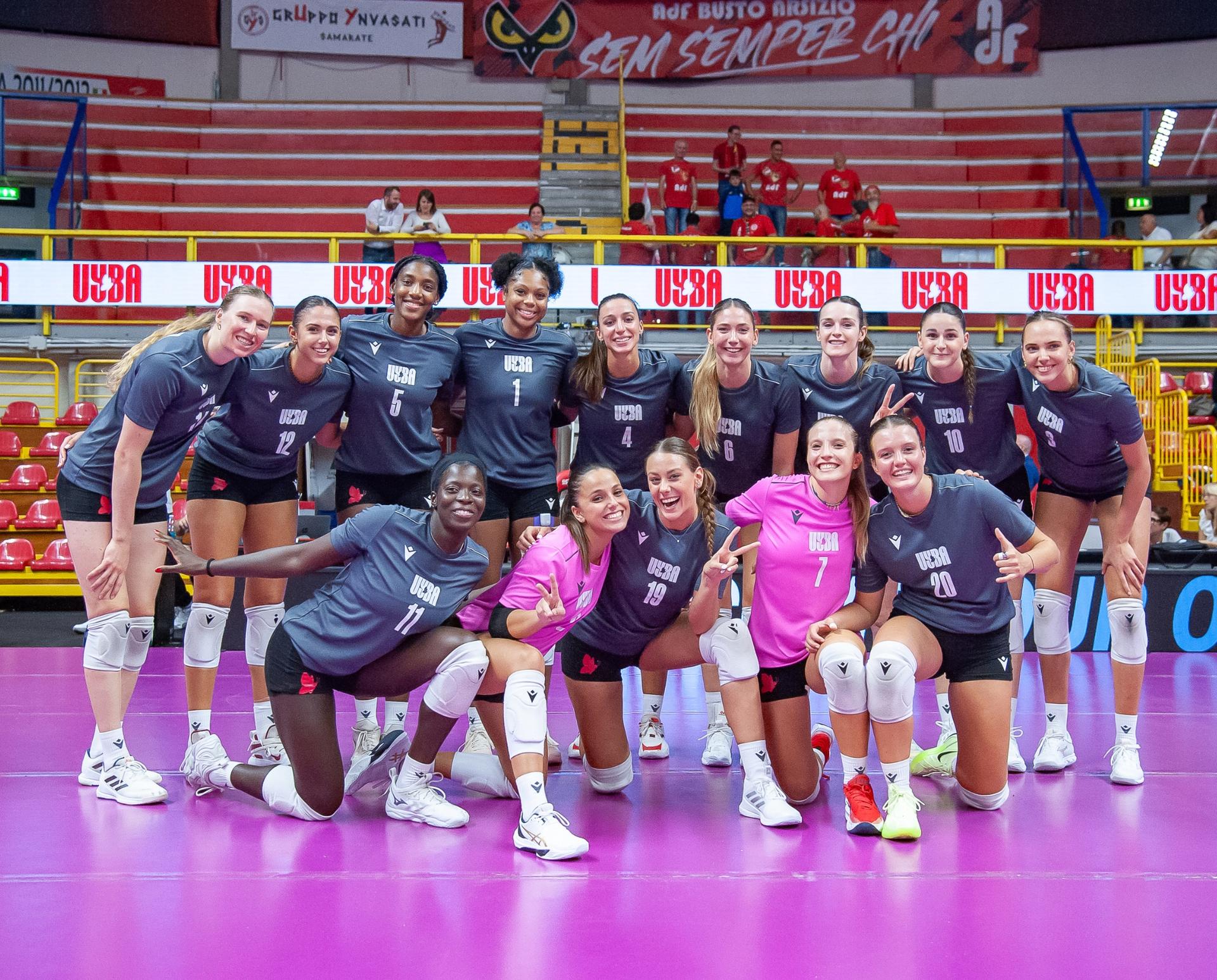 La UYBA vince la Macron Cup, secco 3-0 su Bergamo. Caprara: “Idee sempre più chiare”