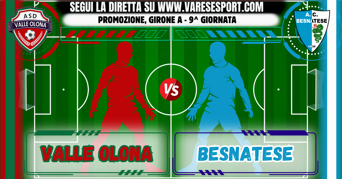 Diretta testuale Valle Olona – Besnatese