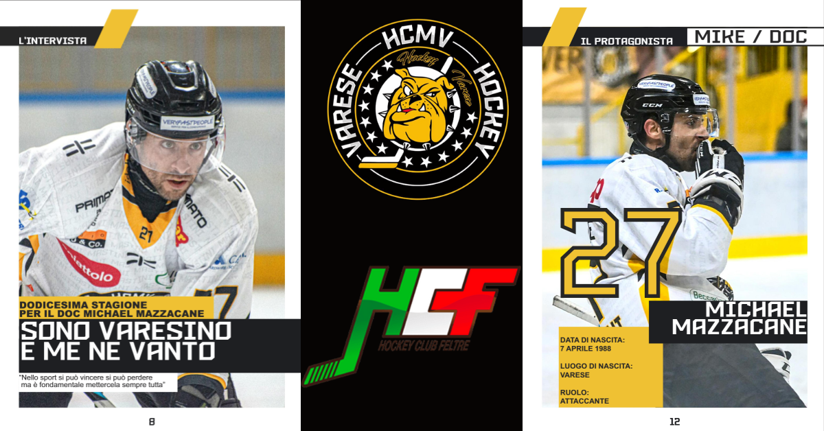 Varese – Feltre: sfoglia in anteprima il Match Program con il “Doc” Michael Mazzacane