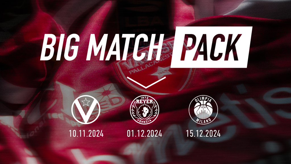 Virtus Bologna, Venezia e Milano: la Pallacanestro Varese lancia il Big Match Pack