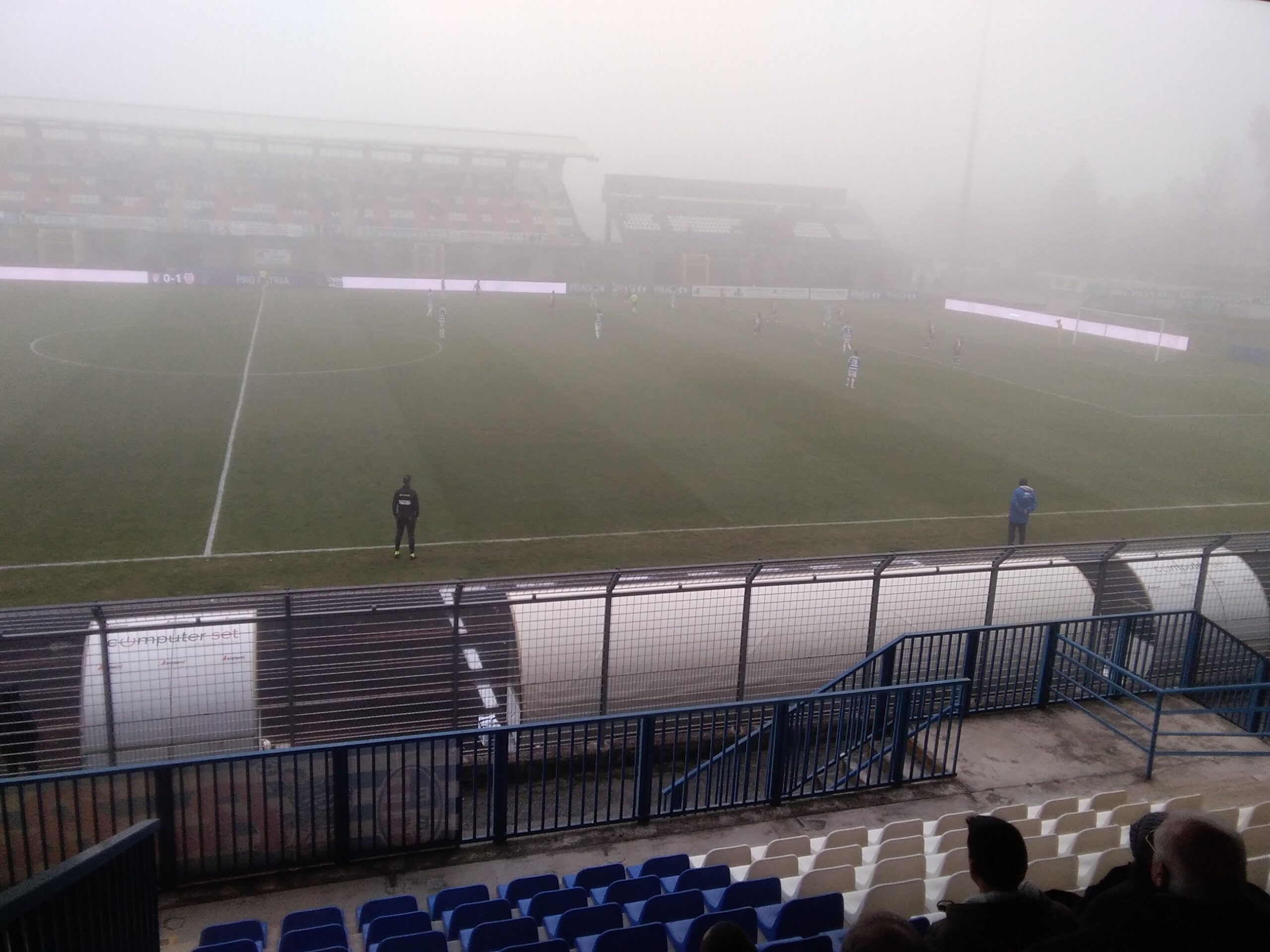 Ombre e nebbia. La Pro Patria timbra il pari anche con la Virtus Verona (1-1)