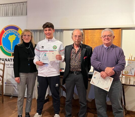 Simone Barigozzi si aggiudica il premio “Anni Verdi” assegnato dal Panathlon Varese