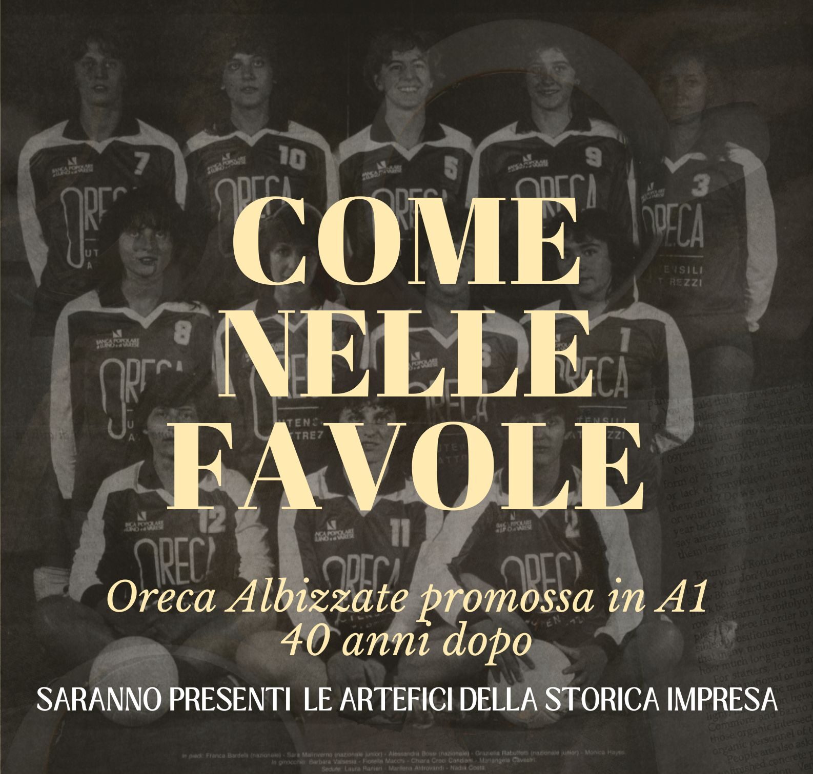 Come nelle favole: l’Oreca Albizzate celebra 40 anni dalla storica promozione in A1