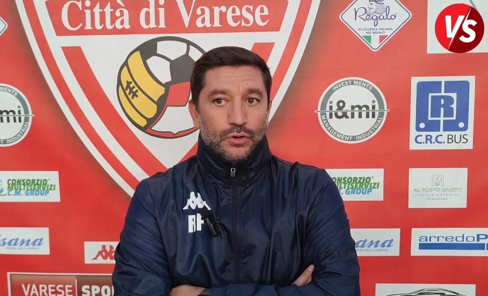Varese, Floris: “Sant’Angelo costruito per stare in alto. Rotazioni giuste, ma non andremo lì per perdere” – VIDEO
