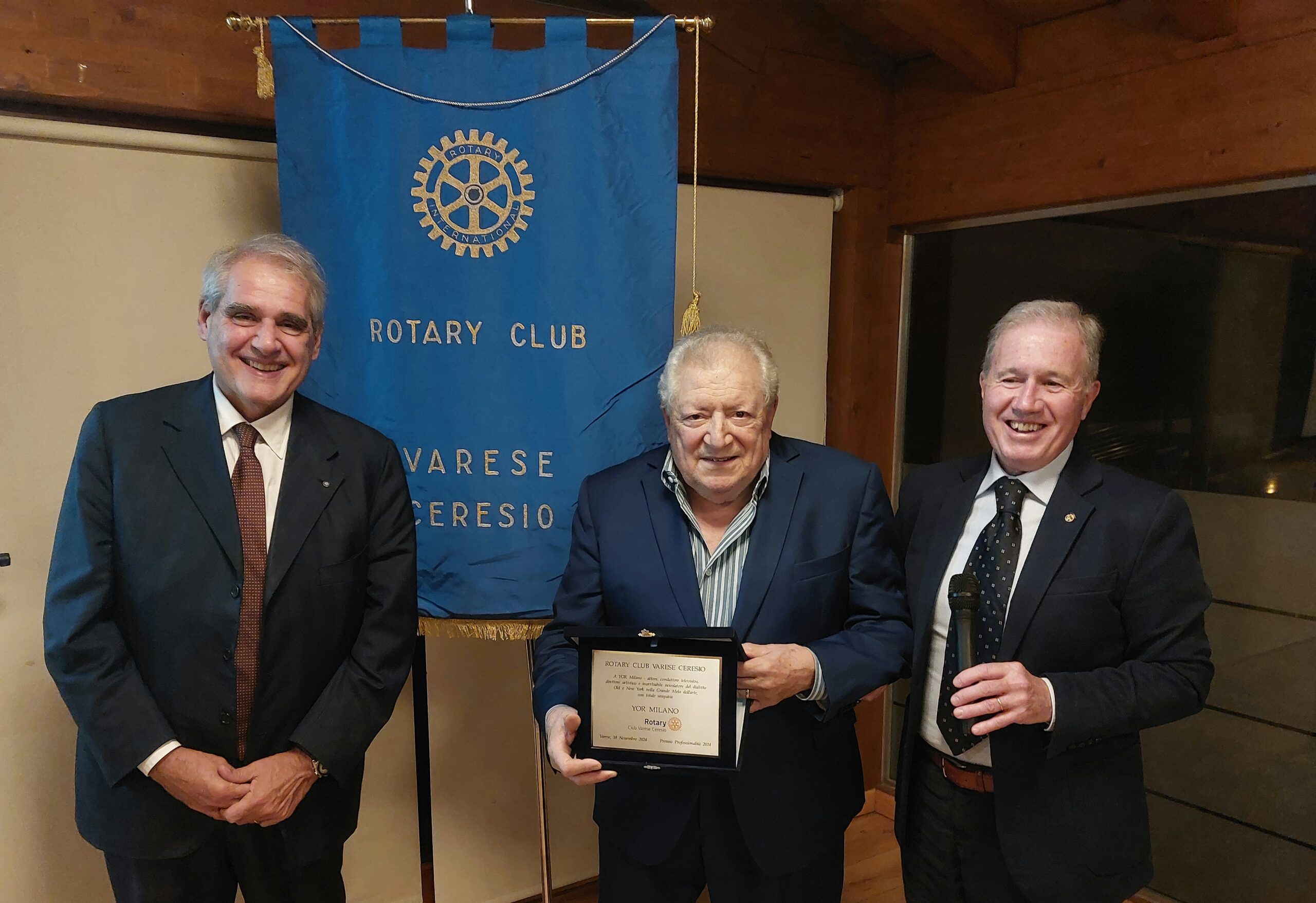 Rotary Club Varese Ceresio: assegnato il Premio Professionalità a Yor Pasquali