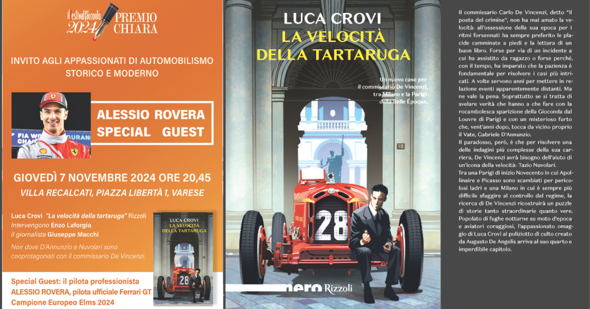 A Varese l’elogio della velocità con Alessio Rovera e Luca Crovi