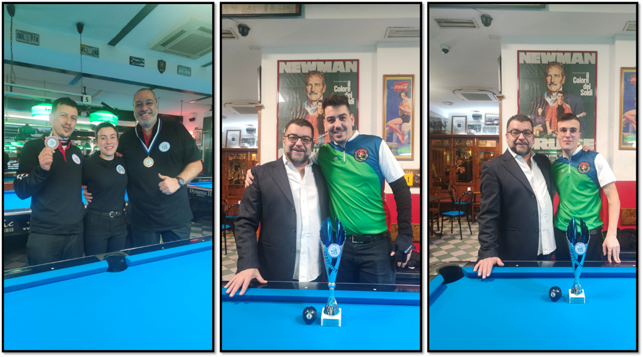 Terza prova regionale di pool: trionfi e grandi emozioni